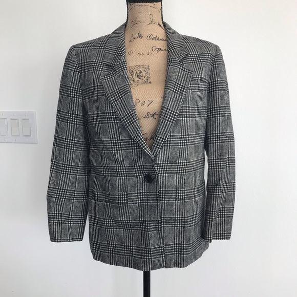 Pendleton Jackets & Blazers - Pendleton Wool Houndstooth Blazer Size 10